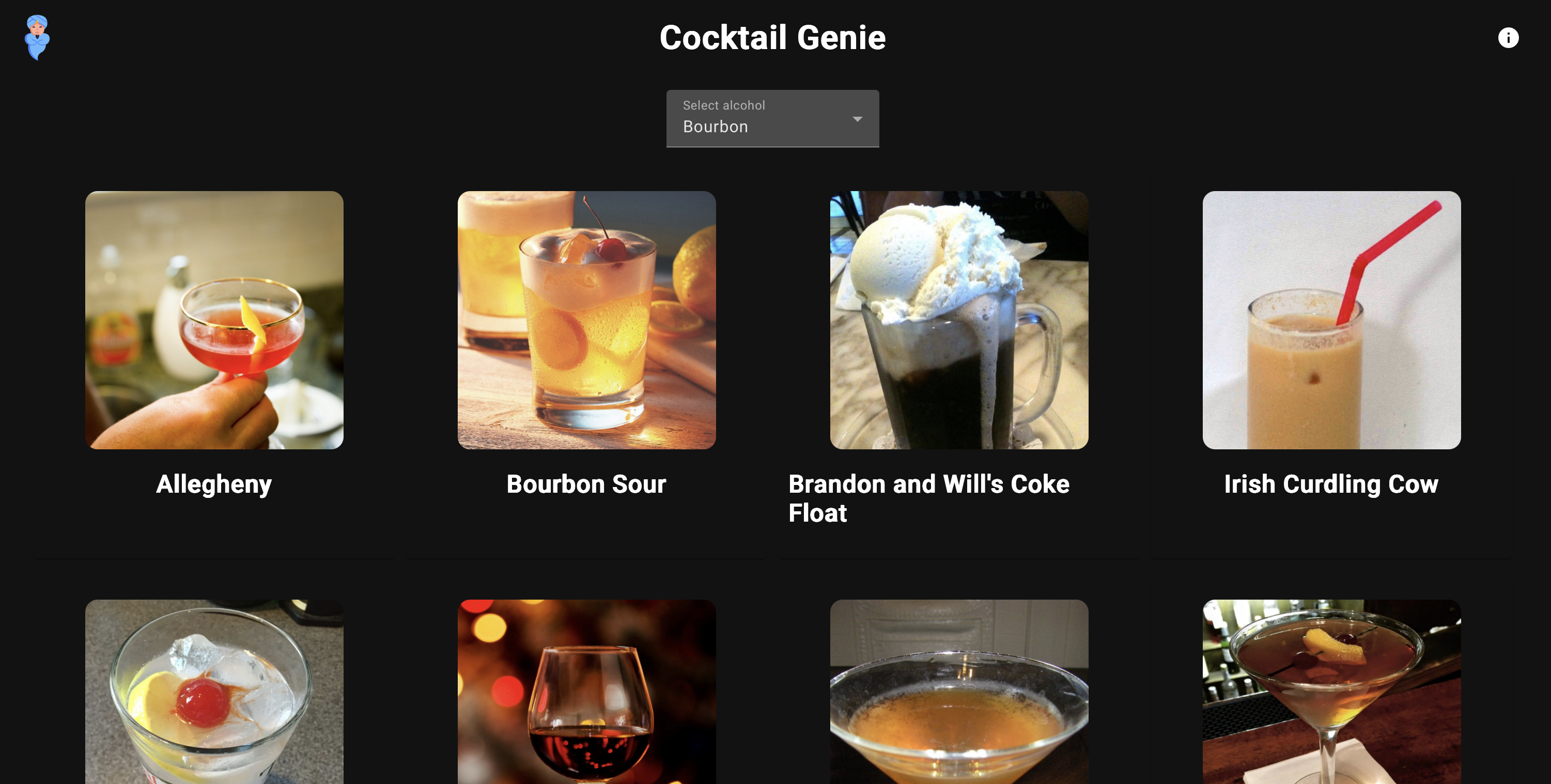 CocktailGenie screenshot